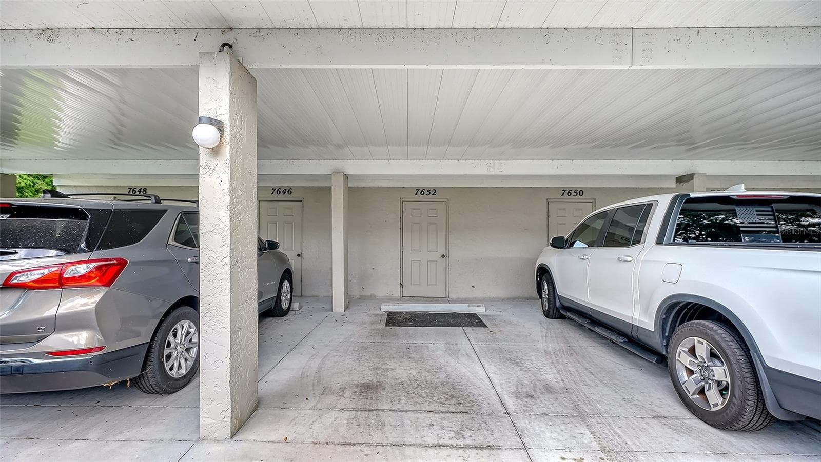 Private newly updated Carport area & Storage Closet - 7652 EAGLE CREEK DR #7598, SARASOTA