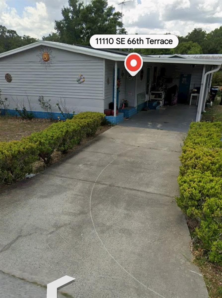 CARPORT - 11110 SE 66TH TER, BELLEVIEW