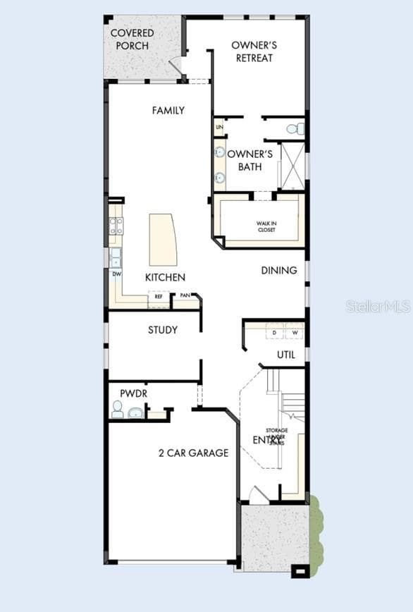 Floor Plan First Floor - 613 ALLORA AVE, NOKOMIS