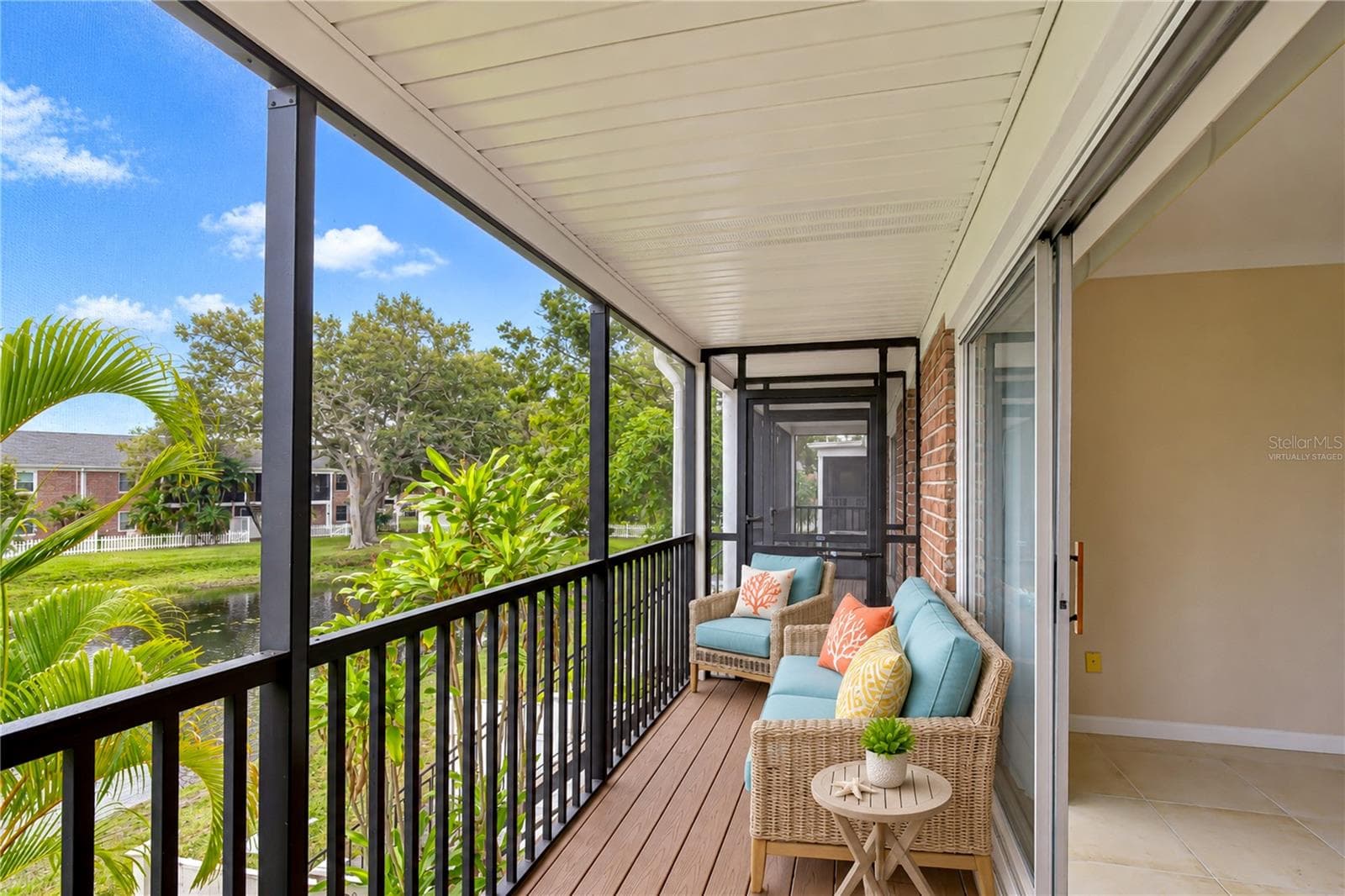 Private Balcony (virtually staged) - 13693 ORANGE SUNSET DR #203, TAMPA