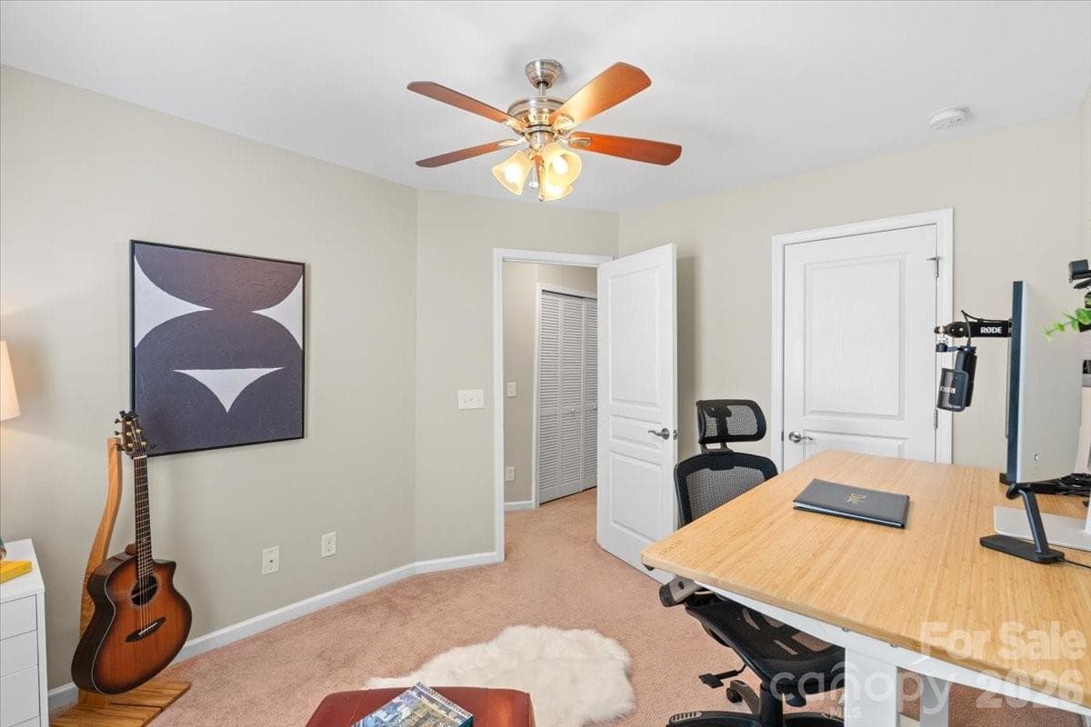 Upstairs Bedroom/Office - 6437 Silver Star Lane, Charlotte