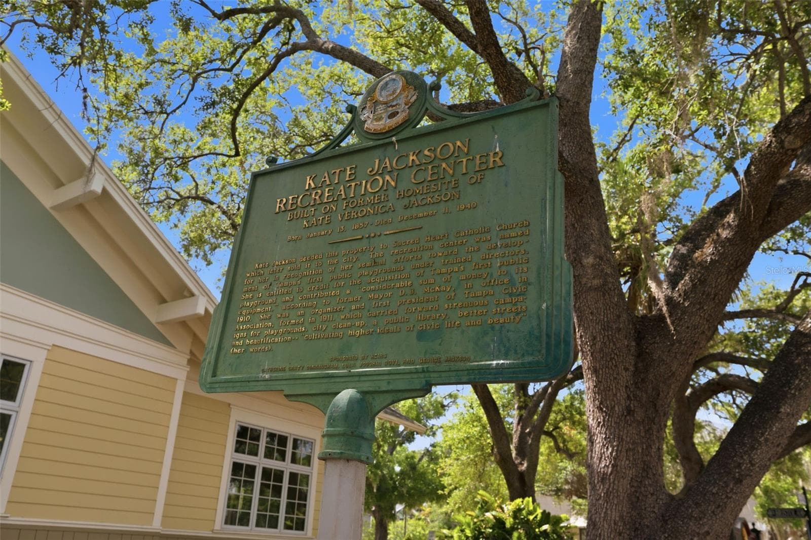 Kate Jackson Recreation Center - 1801 W HILLS AVE, TAMPA