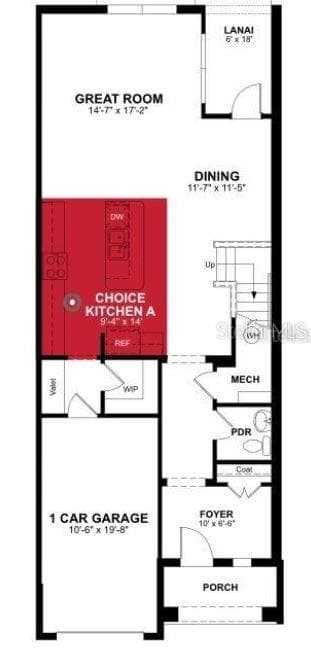 Floorplan. - 18901 CORNUTA ST, LUTZ