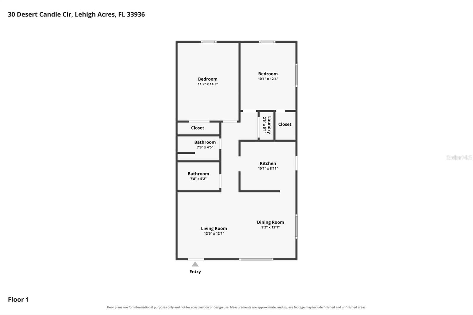 Villa at 30 DESERT CANDLE CIR, LEHIGH ACRES, photo 16 of 20