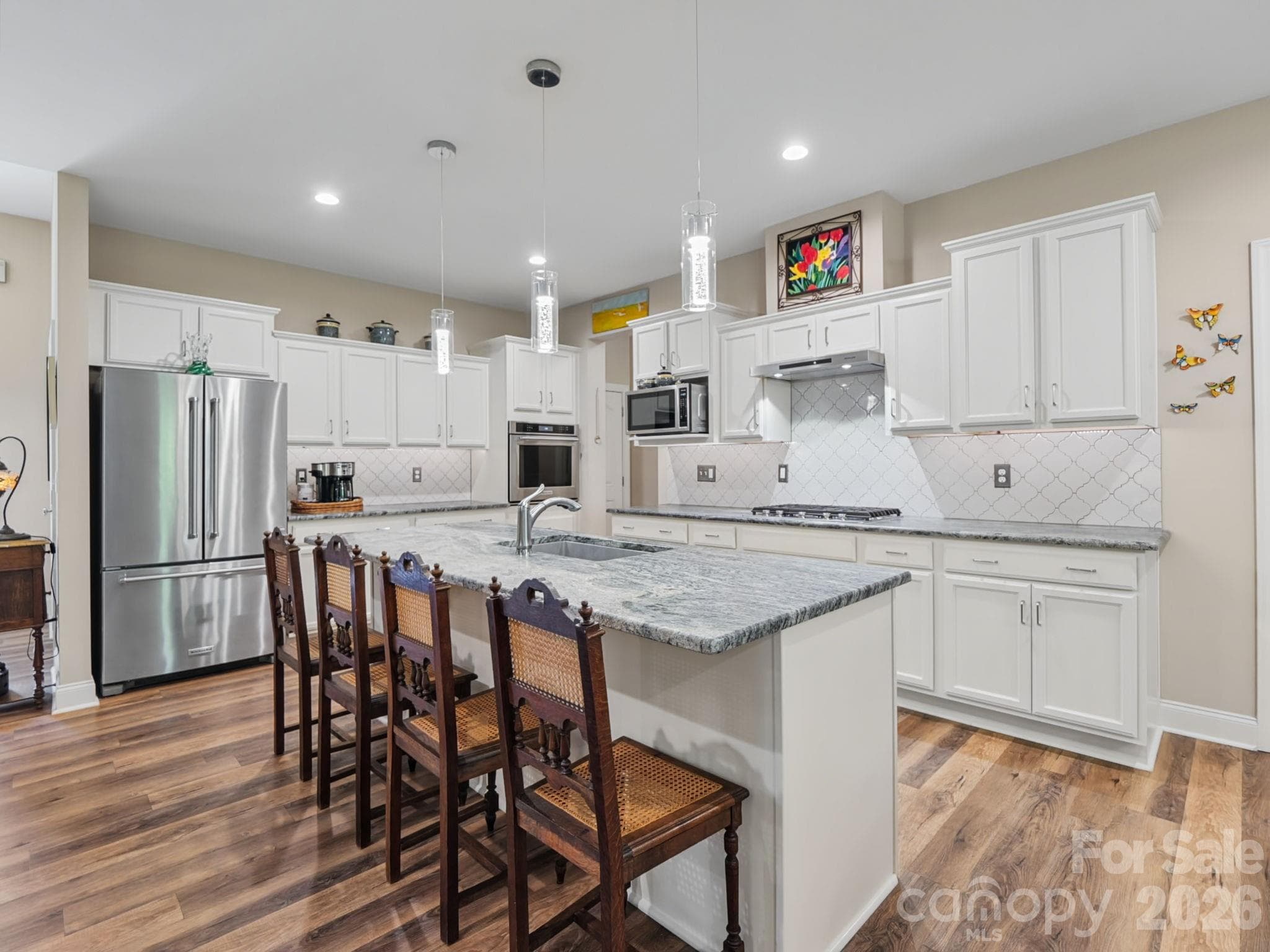 Kitchen with Large Island - 168 Willow Place Circle, Hendersonville