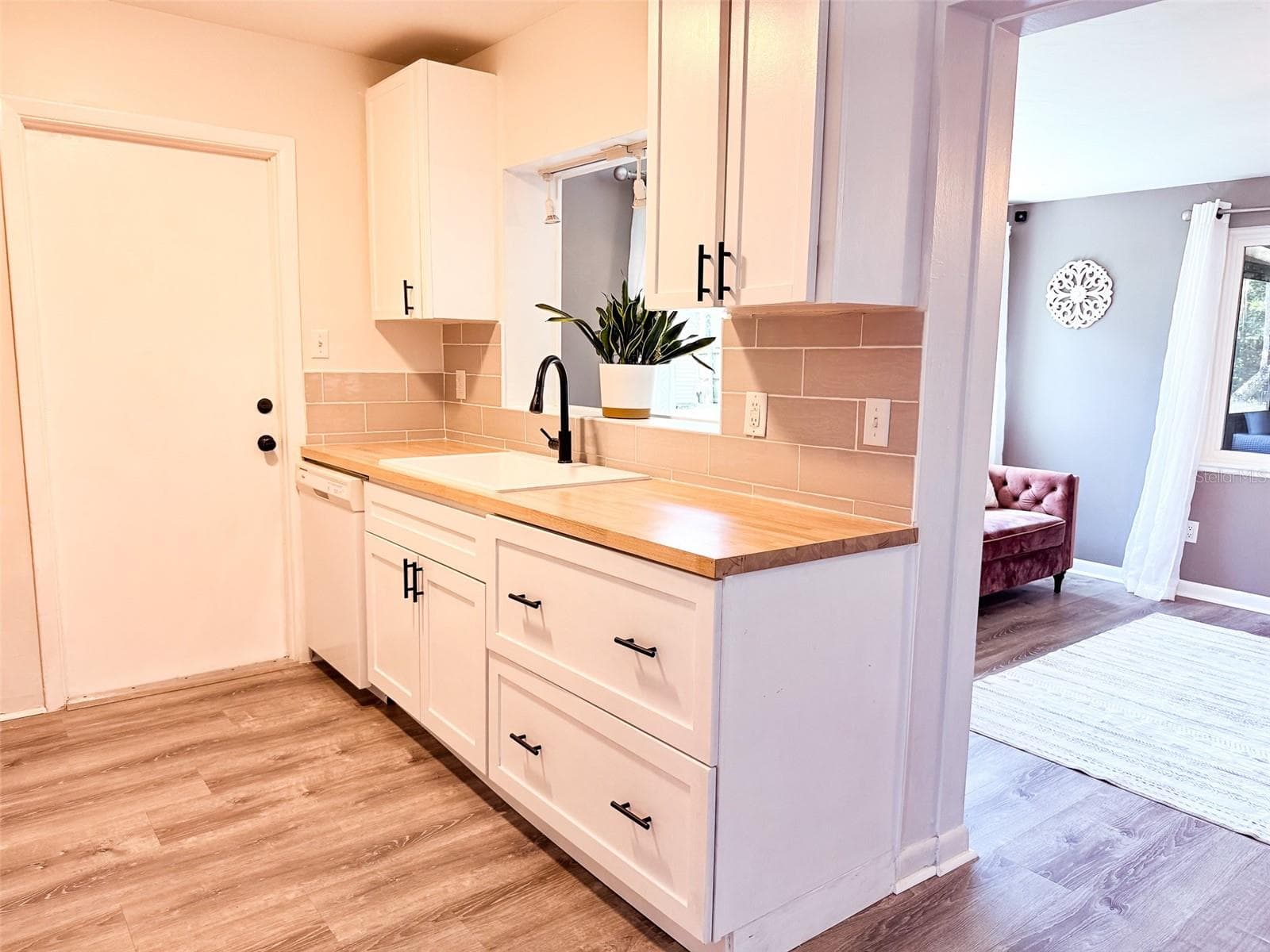 Kitchen and Door to Utility Pantry - 102 GLEN RIDGE AVE, TEMPLE TERRACE