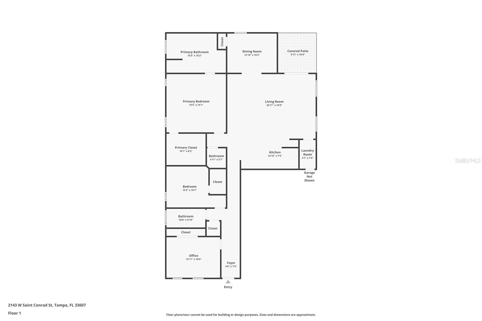 Single Family Residence at 2143 W SAINT CONRAD ST, TAMPA, photo 44 of 46
