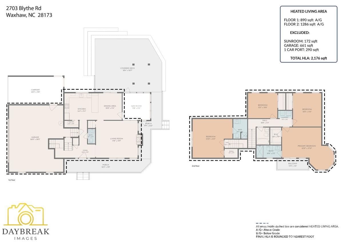 Floor Plan - 2703 Blythe Road, Waxhaw