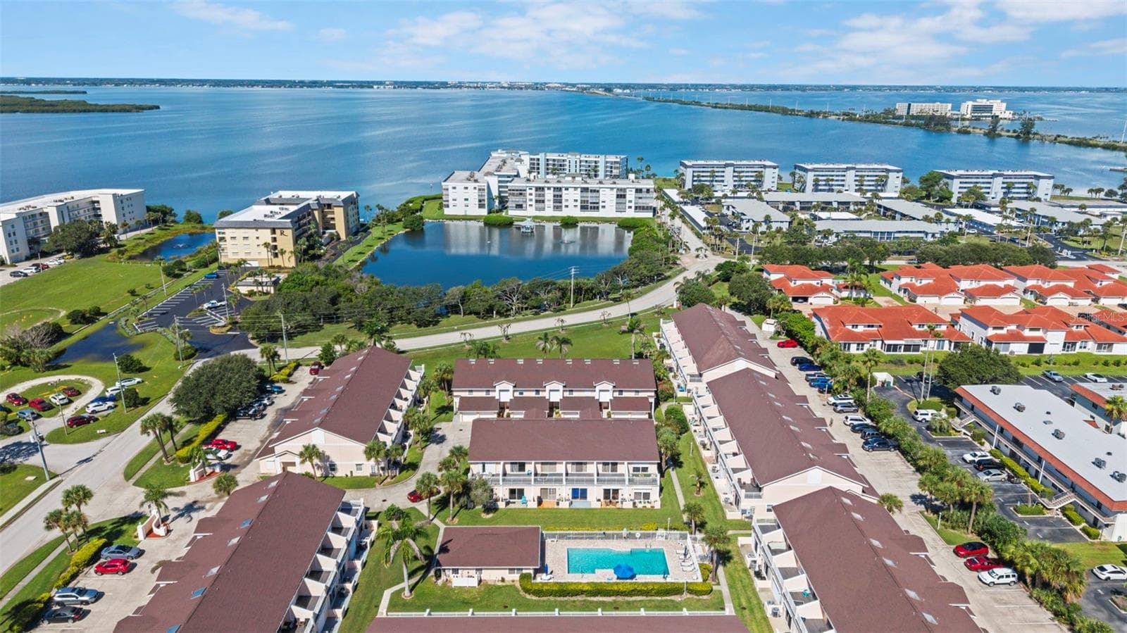 Aerial - 165 ESCAMBIA LN #502, COCOA BEACH