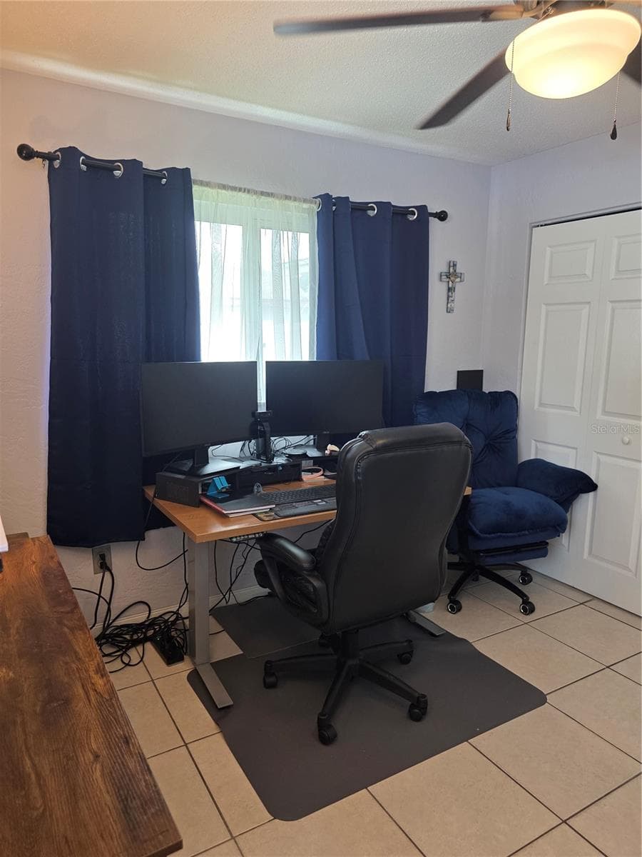 Bedroom #2. Is currently used as an office. - 1535 URBANA AVENUE, DELTONA