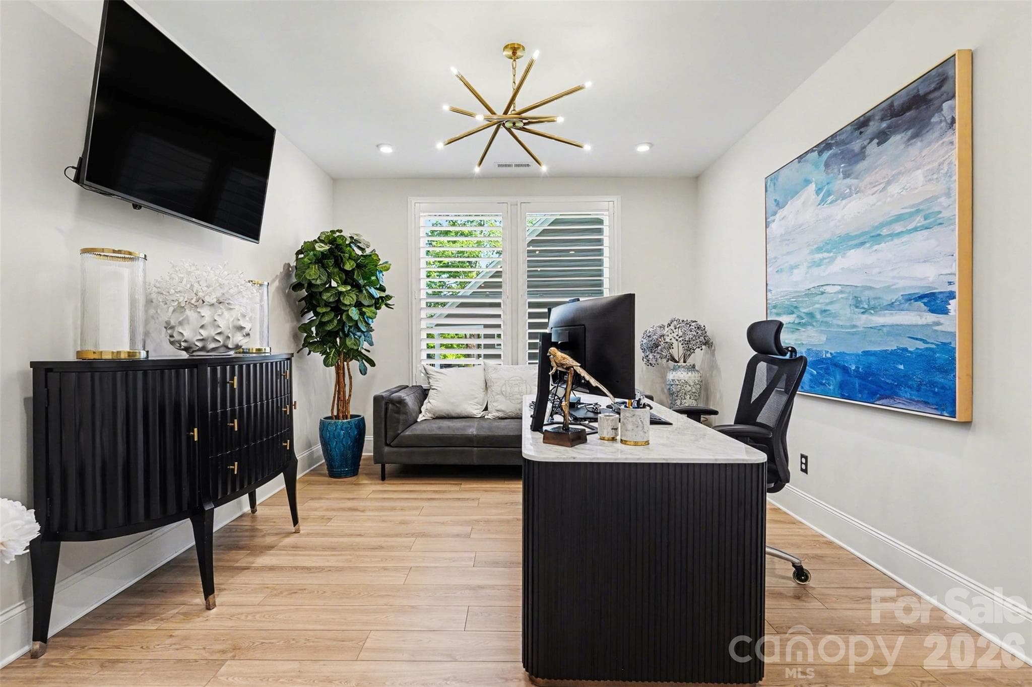 Flex room, set up as an office. Make it a den, a hobby room, or whatever fits your life. - 8027 Longwaters Court, York