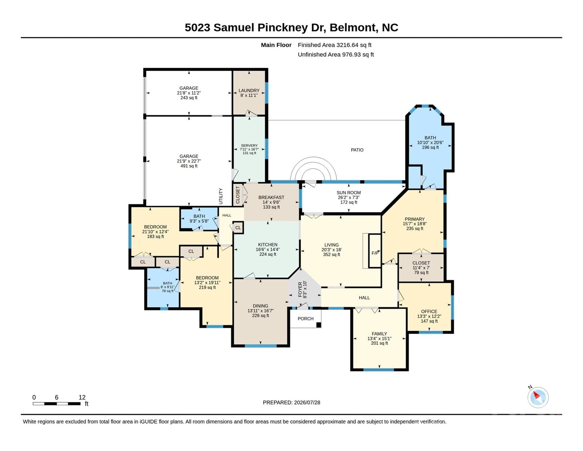 Single Family Residence at 5023 Samuel Pinckney Drive, Belmont, photo 45 of 45