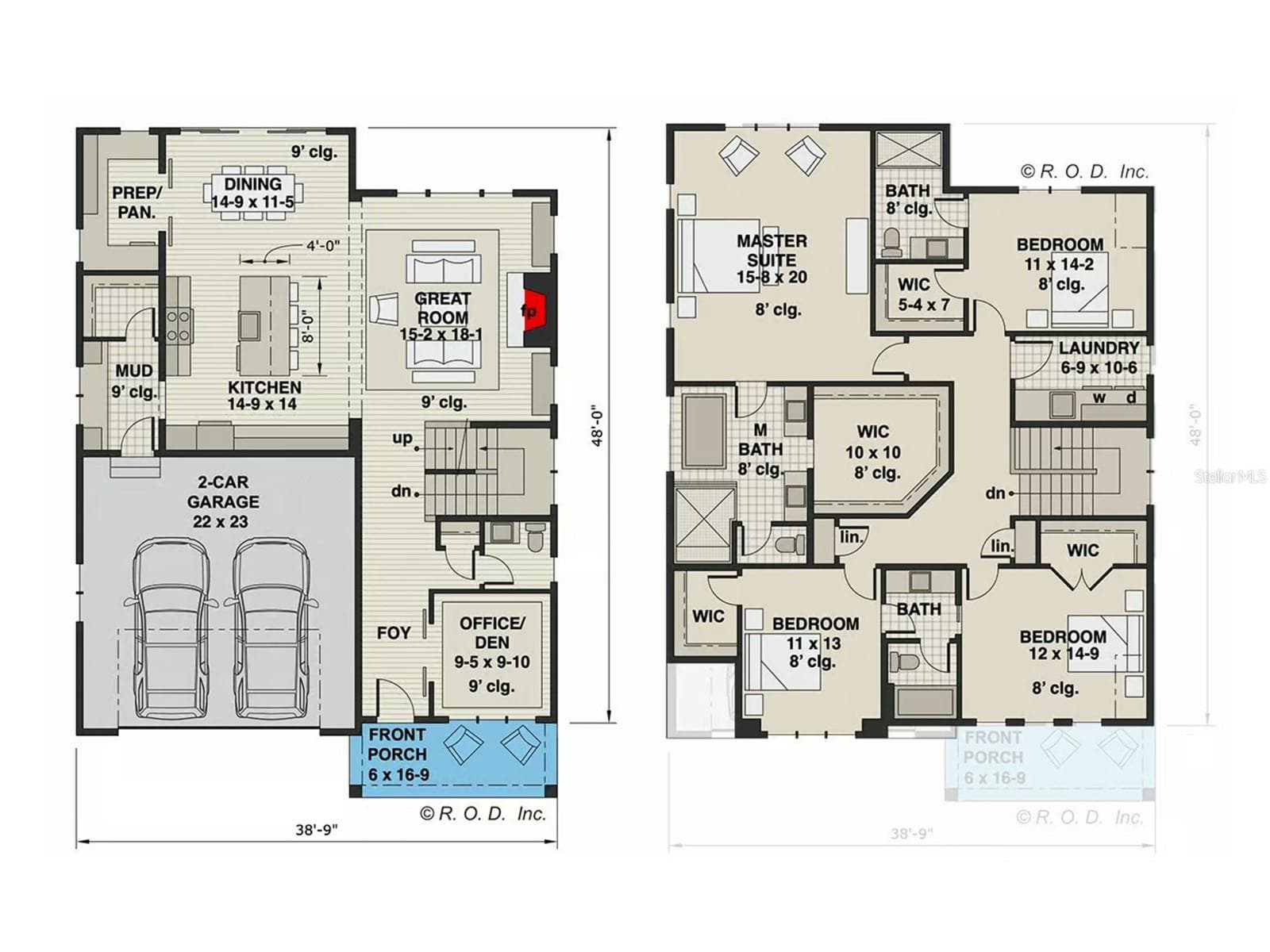 Floor Plan w/ Dimensions - 324 W HAYA ST, TAMPA