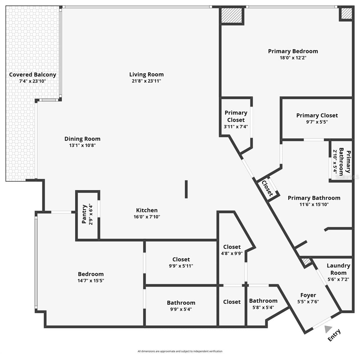 FLOOR PLAN 1406 - 260 S OSCEOLA AVE #1406, ORLANDO