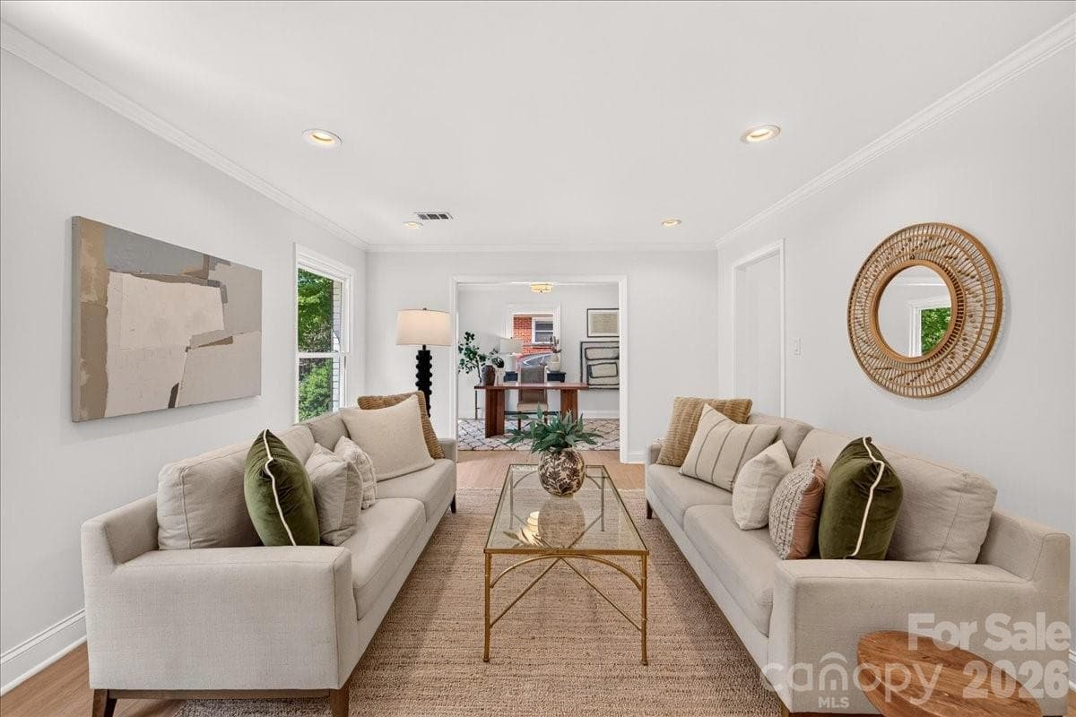 Living room - 1236 Beechdale Drive, Charlotte