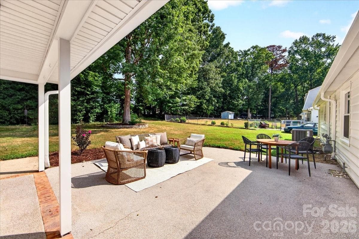 Back patio - 1236 Beechdale Drive, Charlotte