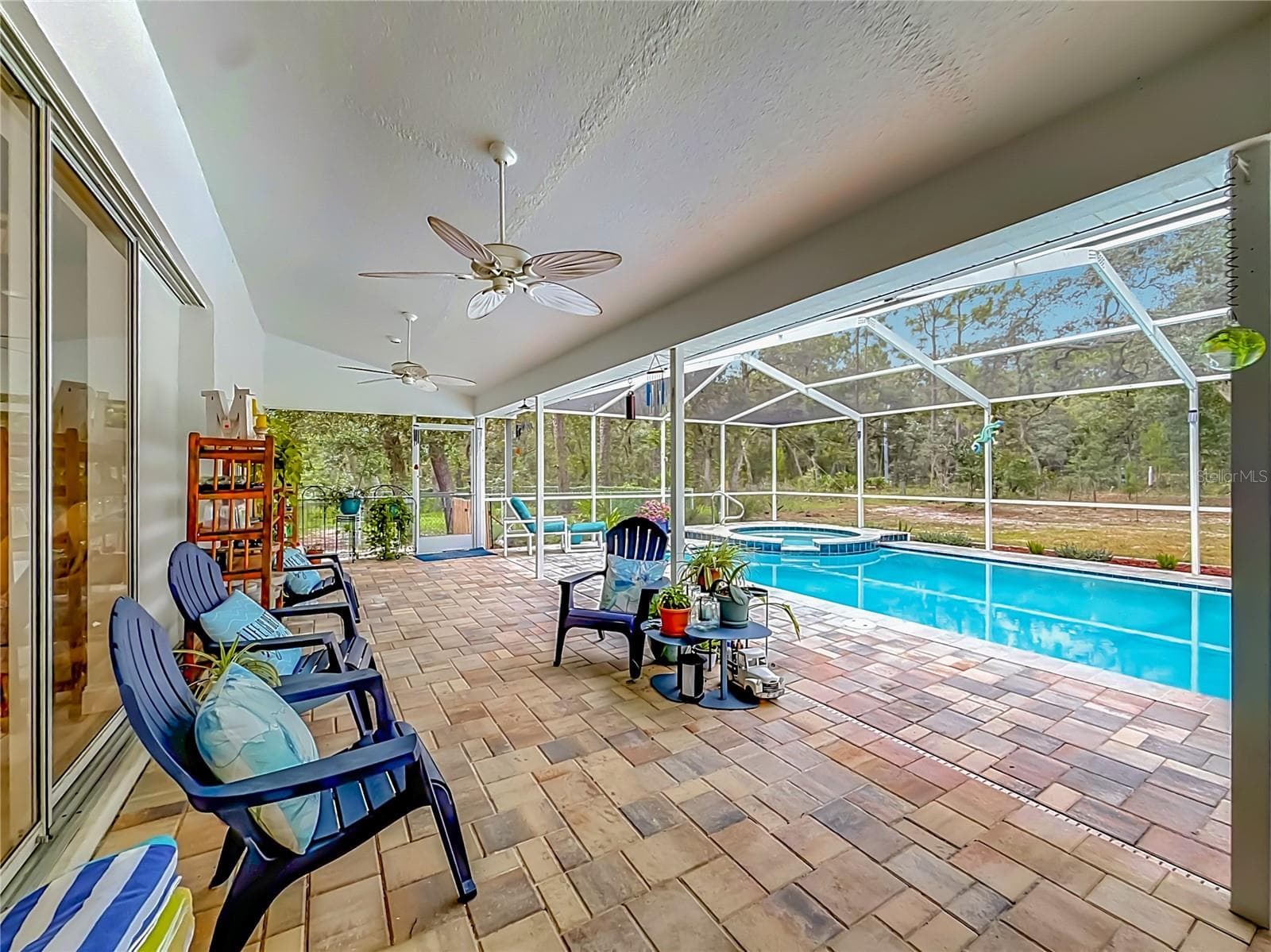 Pool-Lanai - 1821 W BEGONIA DR, BEVERLY HILLS