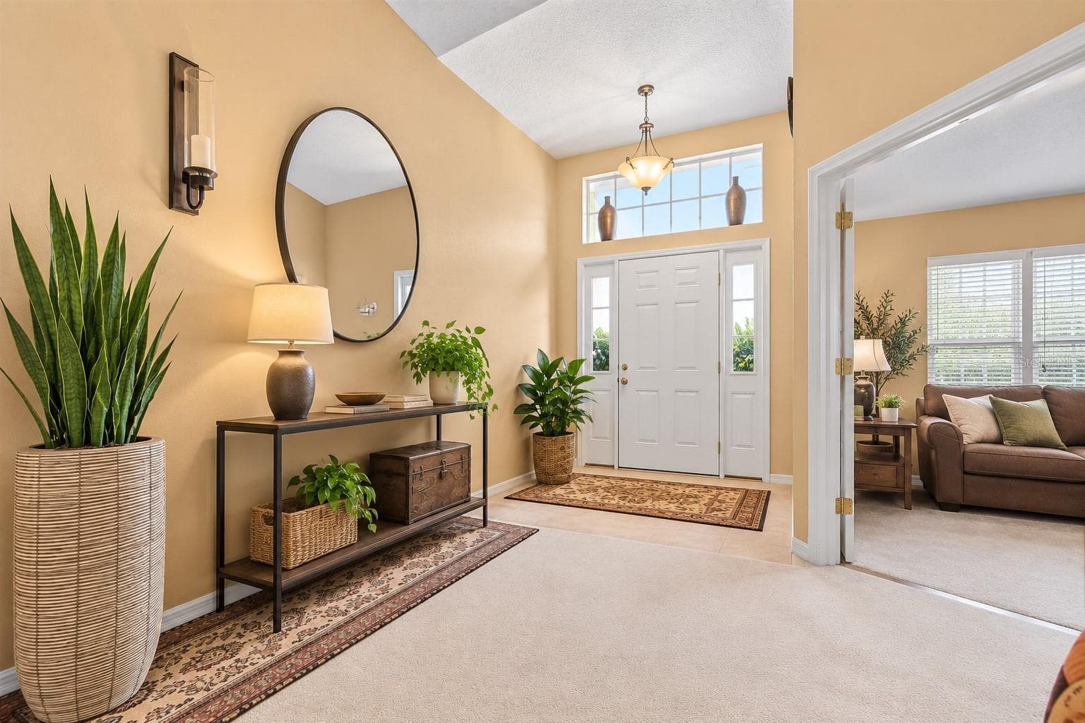 Front Foyer w/ Virtual Staging - 7113 CROMWELL PARK LN, APOLLO BEACH