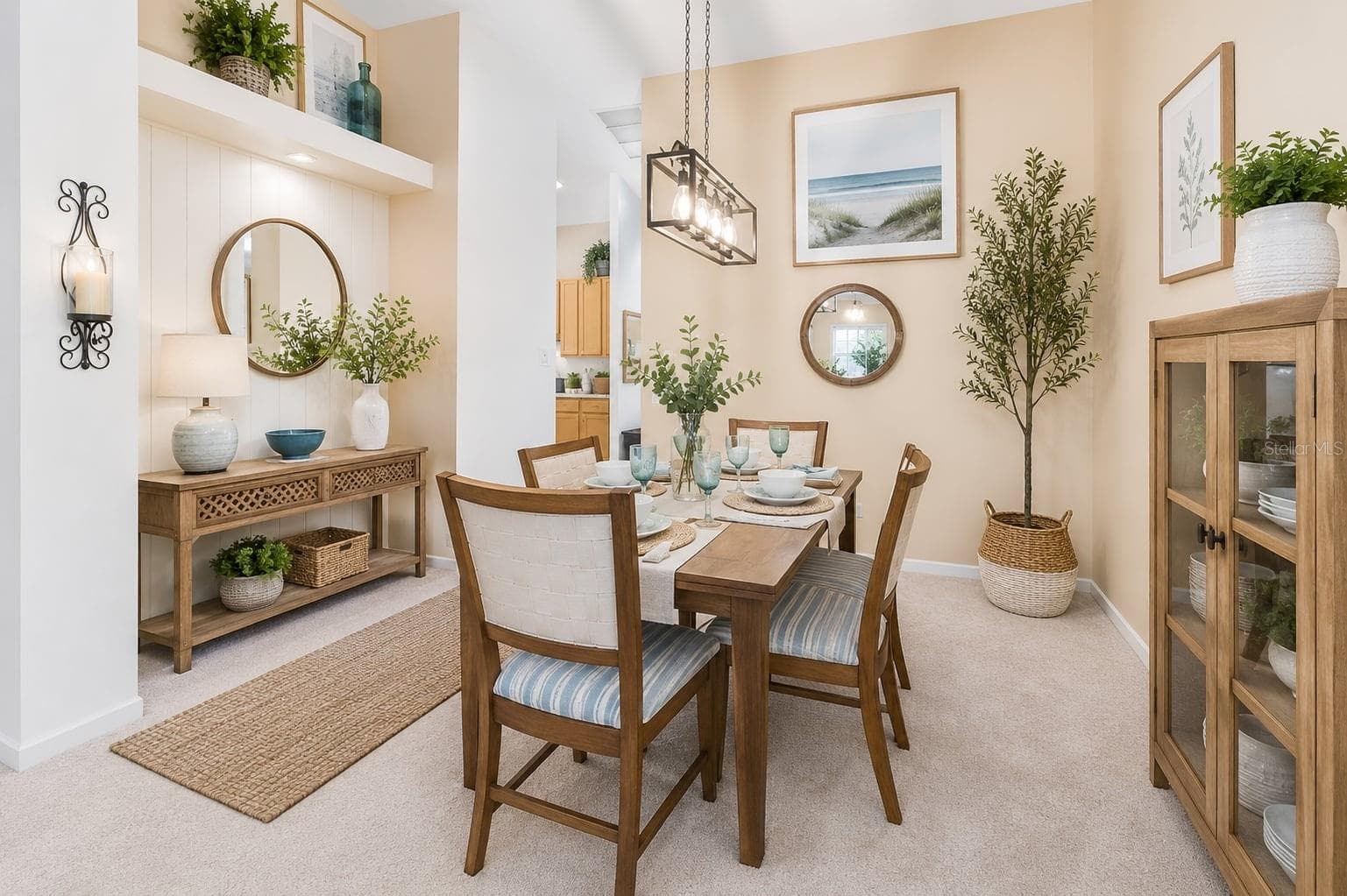 Dining Room w/Virtual Staging - 7113 CROMWELL PARK LN, APOLLO BEACH
