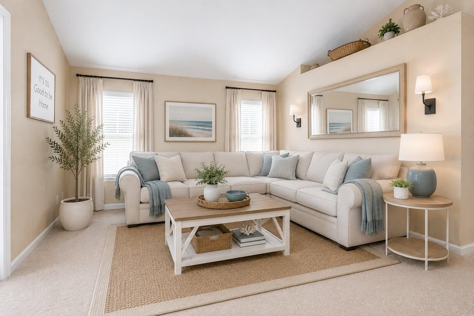Family Room w/Virtual Staging - 7113 CROMWELL PARK LN, APOLLO BEACH
