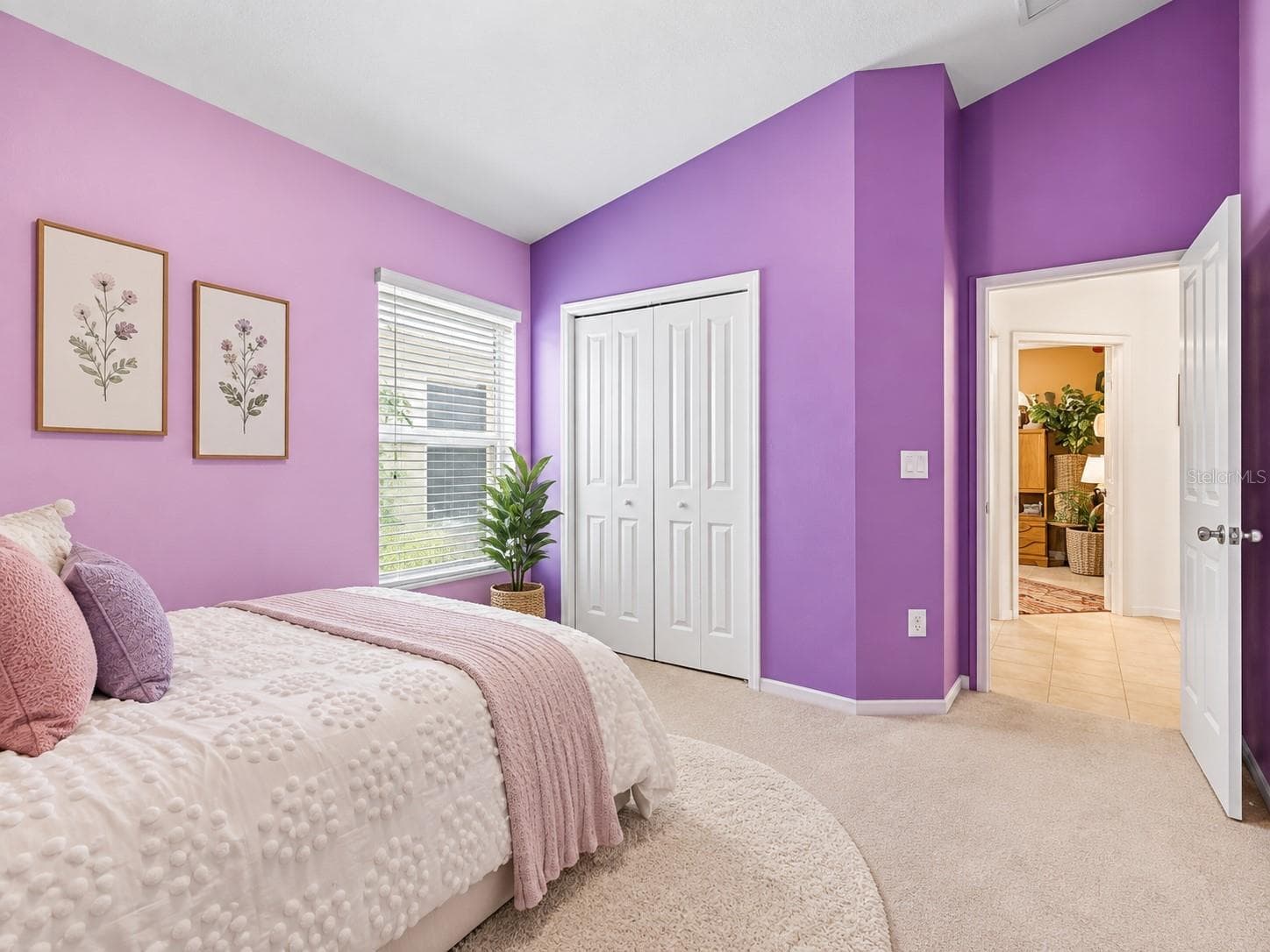 Bedroom 2 w/ Virtual Staging - 7113 CROMWELL PARK LN, APOLLO BEACH
