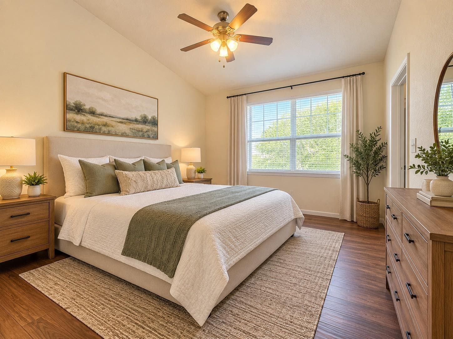 Primary Bedroom - virtually staged - 830 AIRPORT RD #111, PORT ORANGE