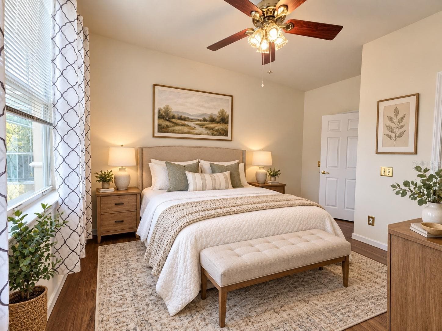 Bedroom 2 - virtually staged - 830 AIRPORT RD #111, PORT ORANGE