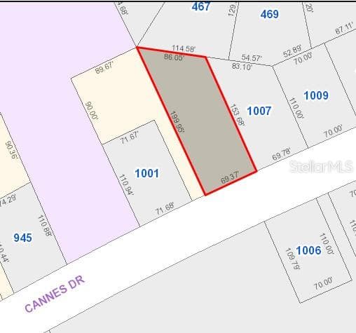 Land at 1005 CANNES DR, KISSIMMEE, photo 4 of 4