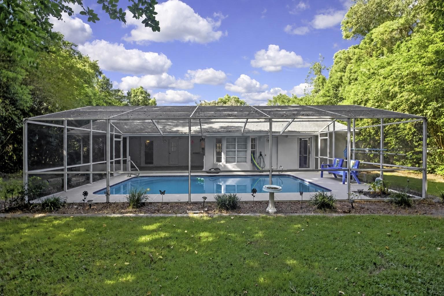 Pool and patio area with room for outdoor entertaining - 1097 FLORIAN WAY, SPRING HILL