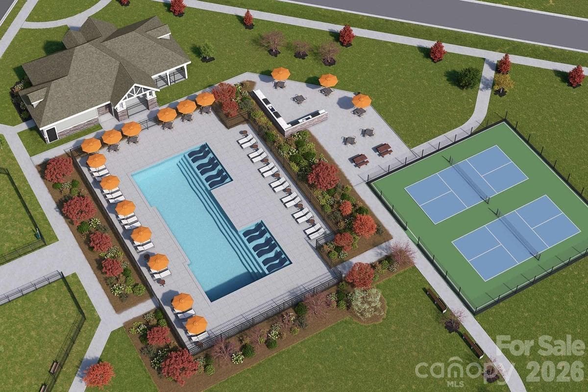 Rendering of Resort Style Pool in Community. To be Complete by end of 2026 - Charlotte