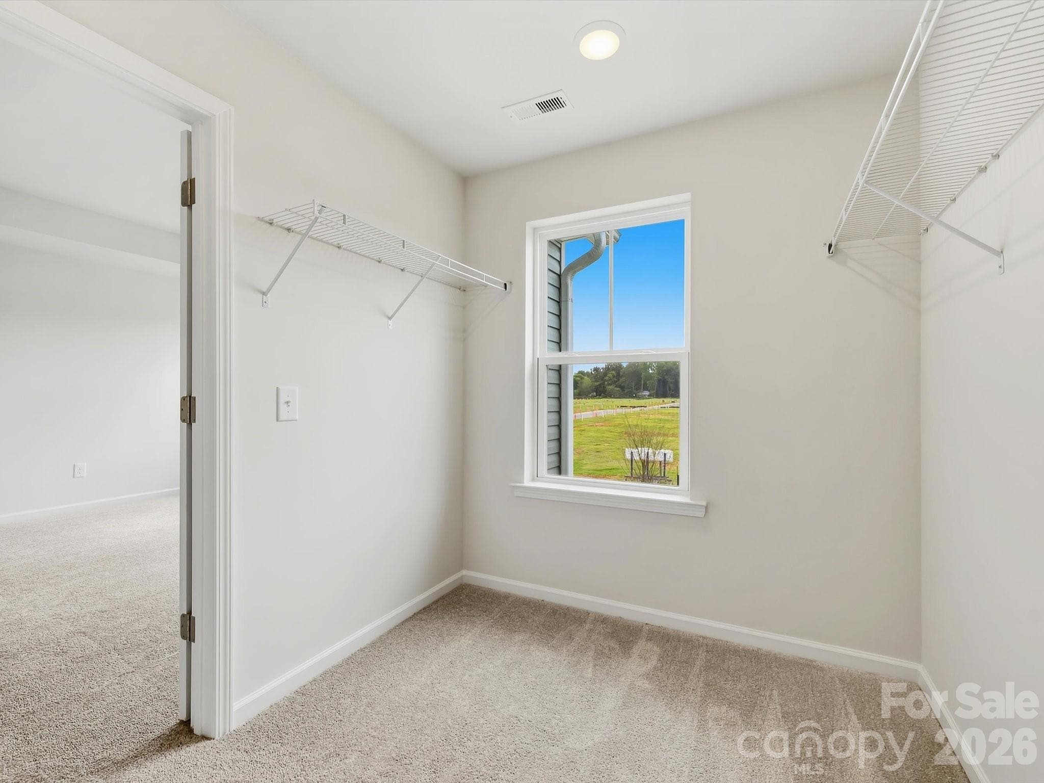 Large Closet with Window - 6609 Fire Lily Lane, Charlotte