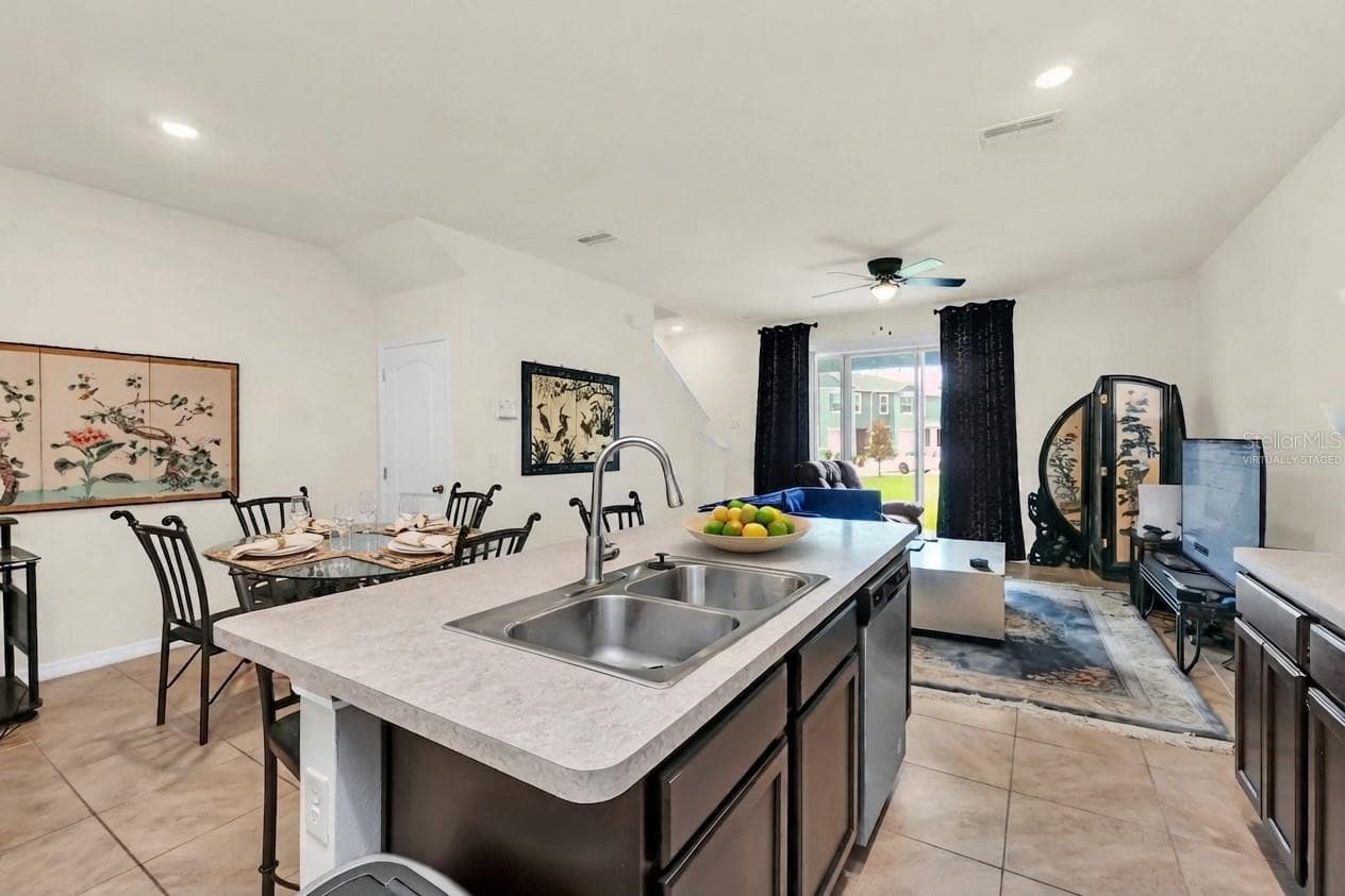 Virtually staged-partially - 1401 YELLOW FINCH DR, DAVENPORT
