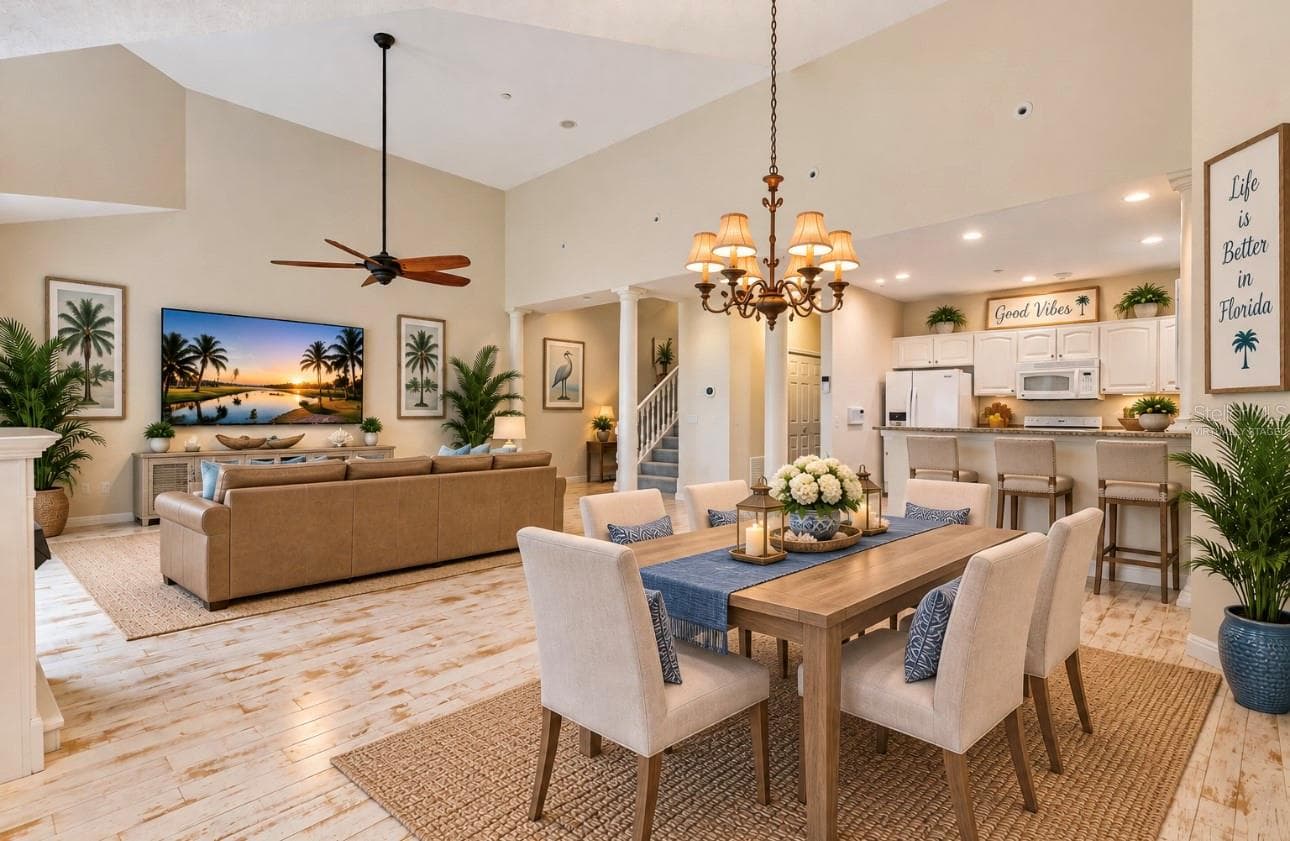 Virtually Staged 2nd Floor-Family/Dining Room - 1212 AVENIDA DE LAS CASAS #0, THE VILLAGES