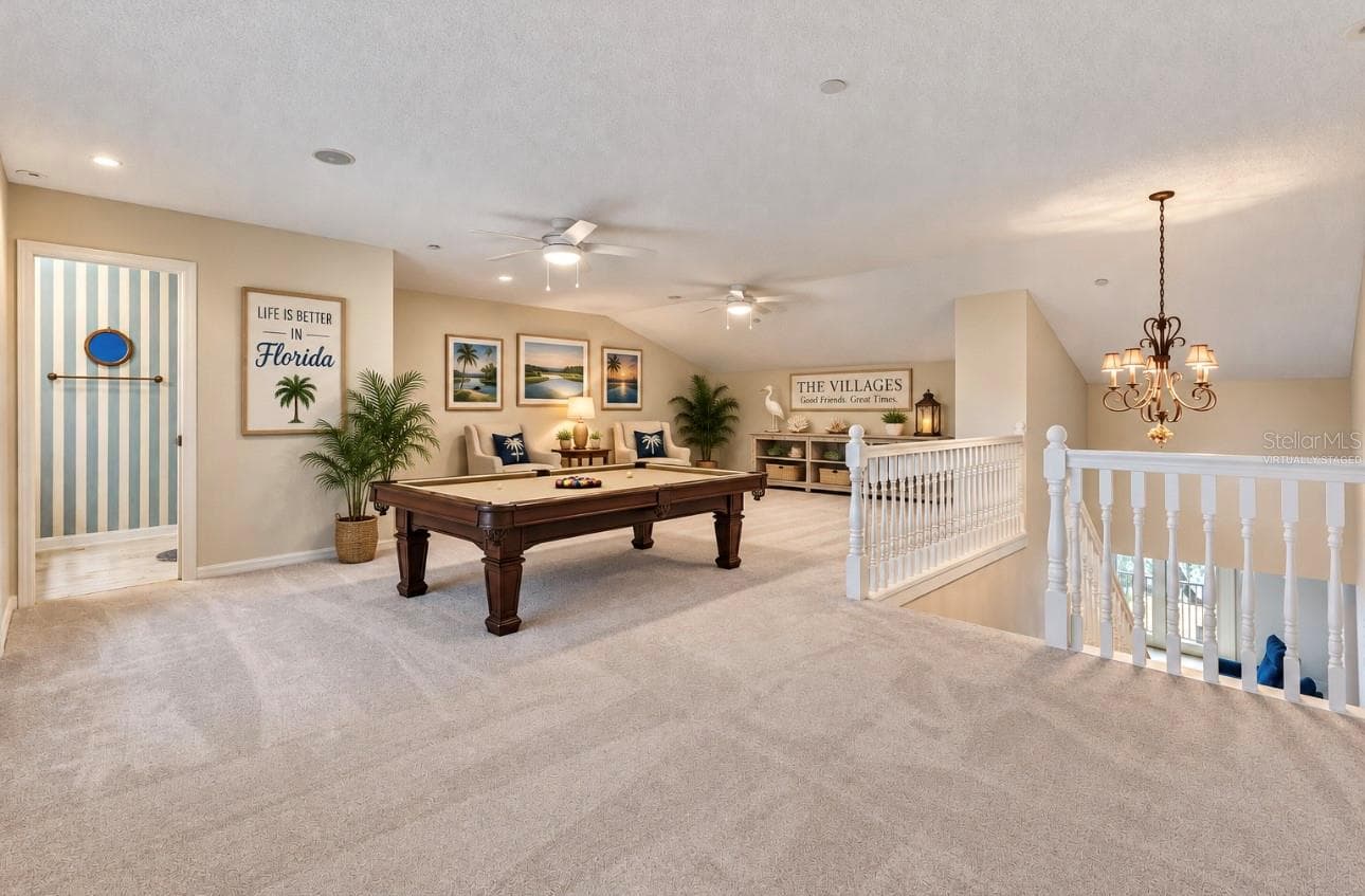 Virtually Staged 3rd Floor-Entertainment Room - 1212 AVENIDA DE LAS CASAS #0, THE VILLAGES