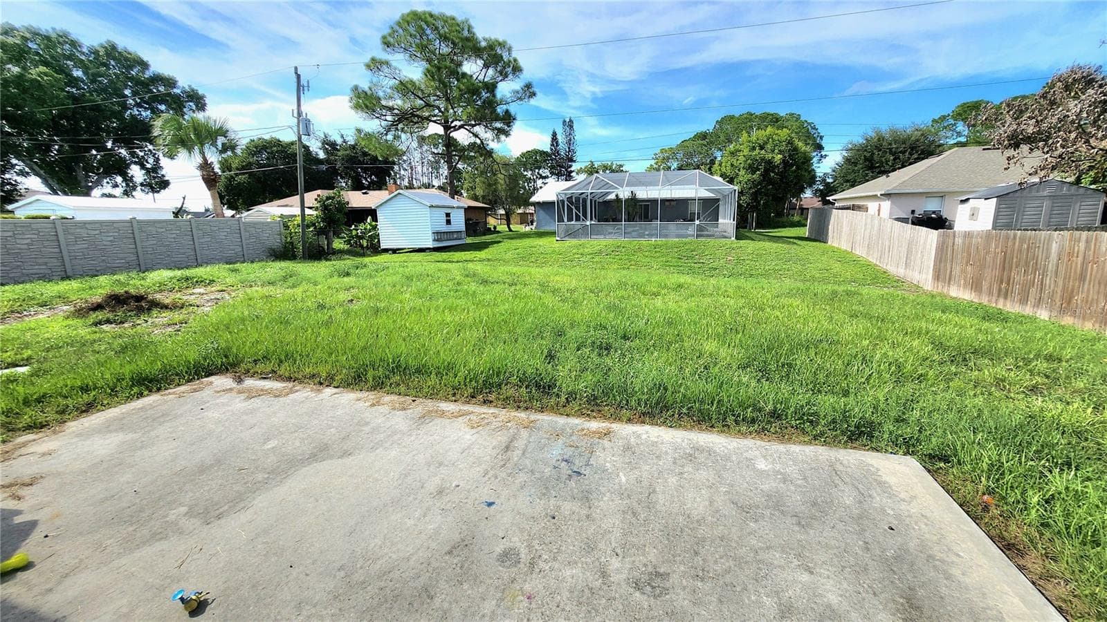 Backyard - 1051 POPE ST NW, PALM BAY