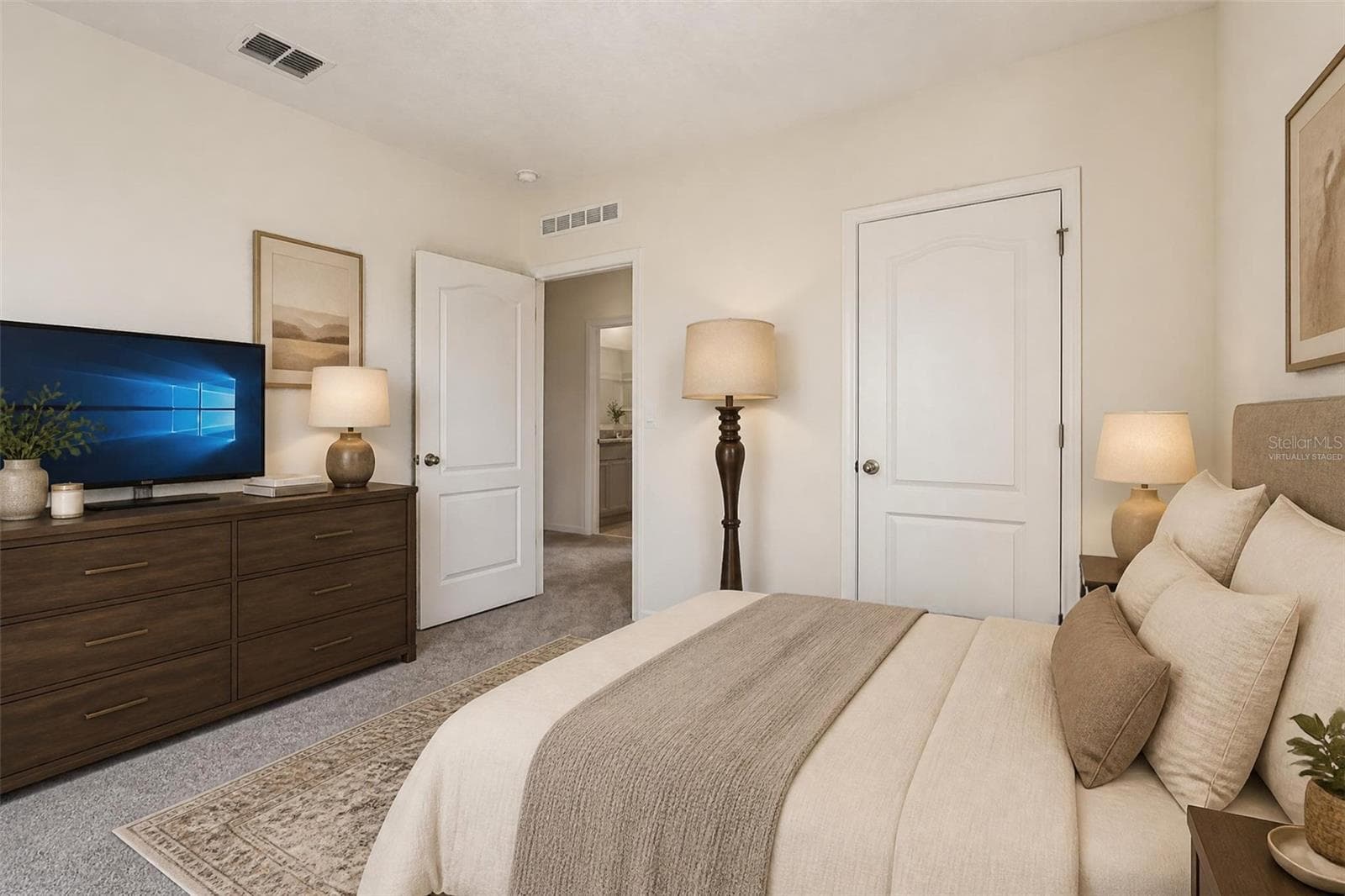 Virtually staged 3rd bedroom - 2945 ELIO HAMMOCK DR, HARMONY
