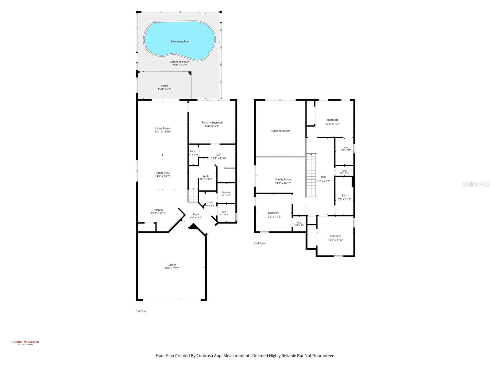 Floor plan. - 8519 ARABELLA LN, SEMINOLE