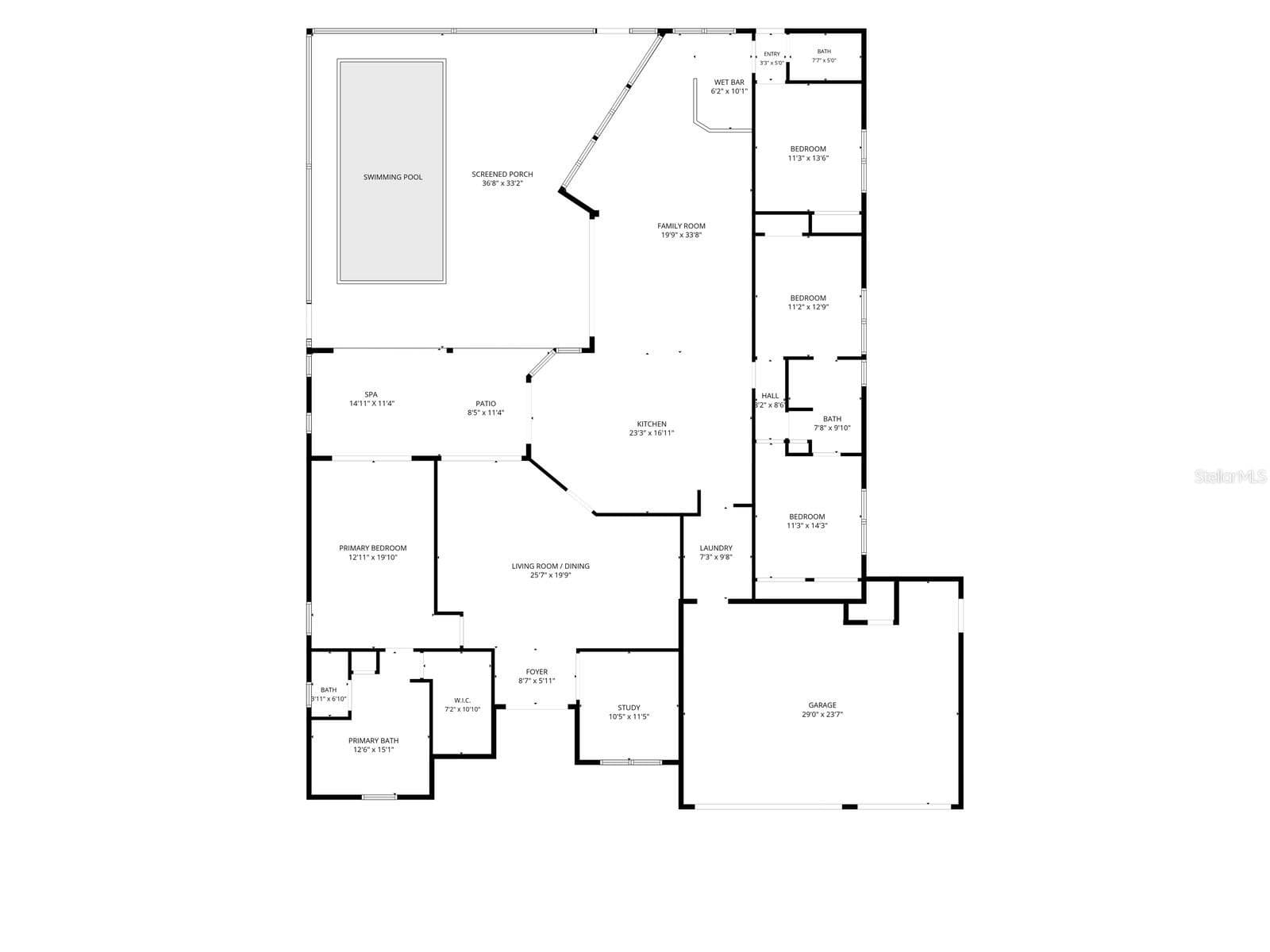 Floor Plan - 1003 KINGS WAY LN, TARPON SPRINGS