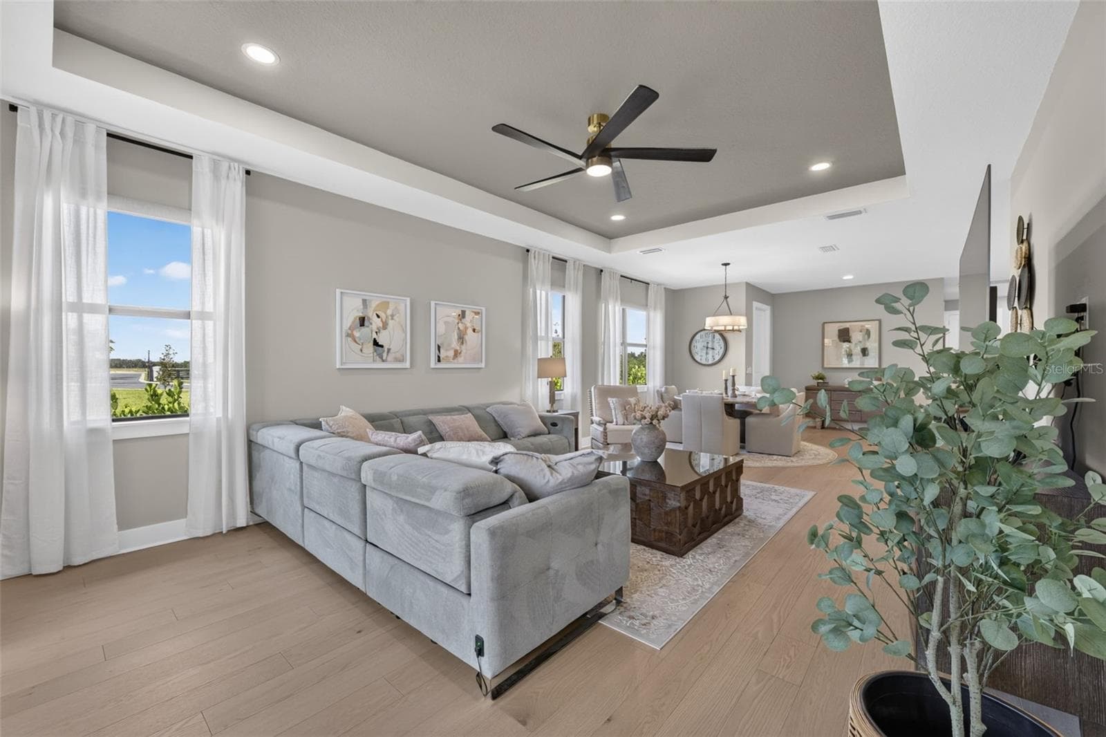 Open Concept Dining and Living Room - 18911 DAYSPRING PL, VENICE
