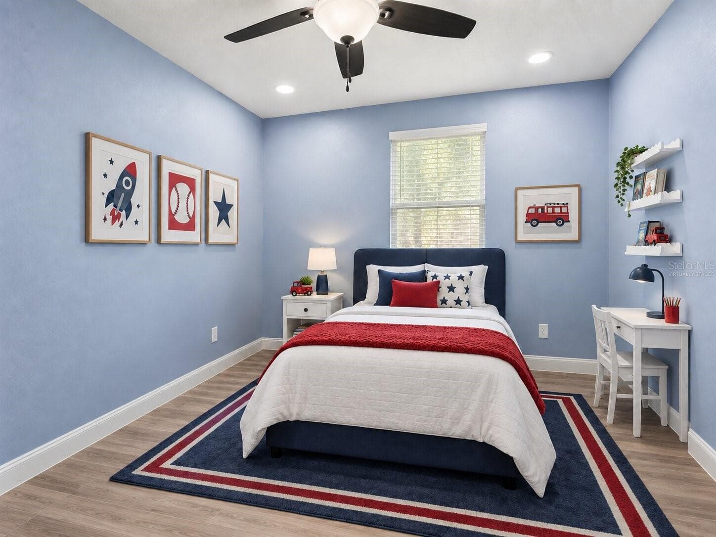 Virtually Staged - Second Bedroom - 1202 E 32ND AVE, TAMPA