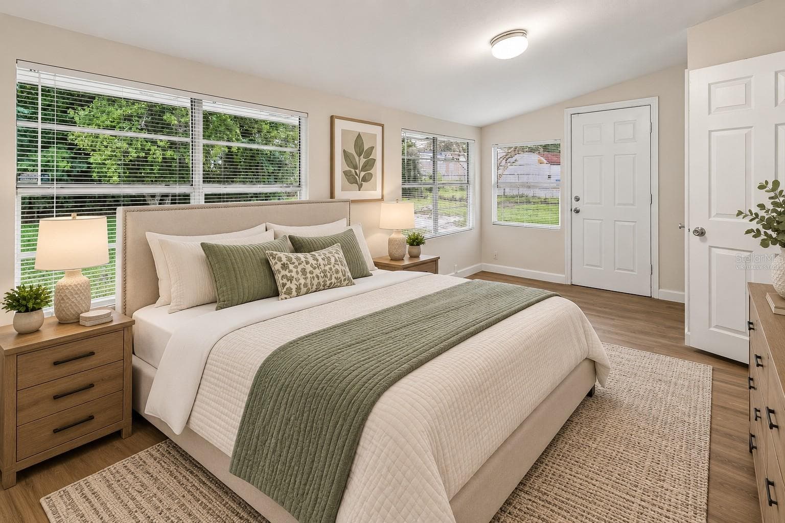 Virtually Staged Primary Bedroom - 928 VIVIAN TER, DELTONA