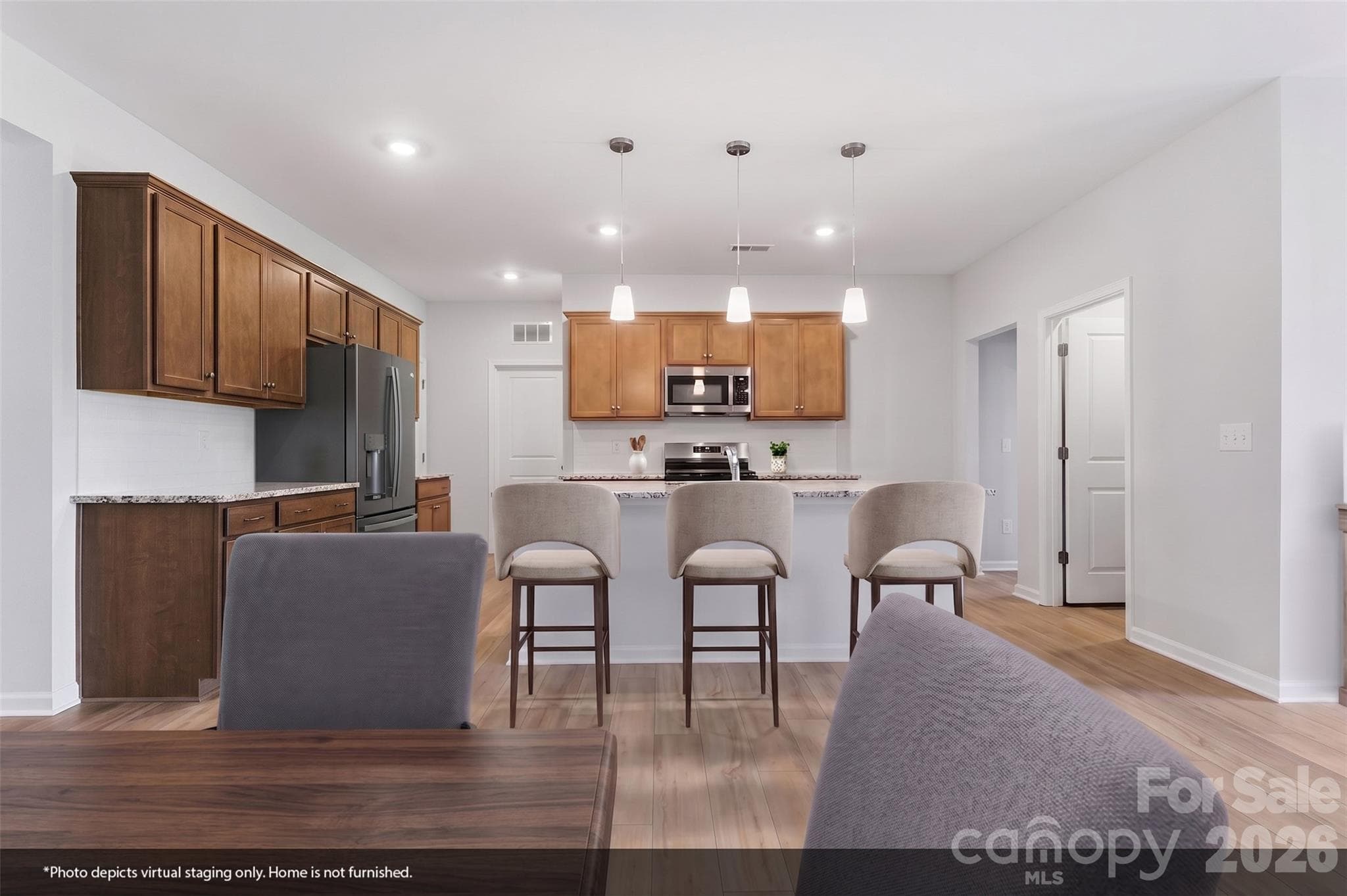Virtual staged Kitchen - Shelby