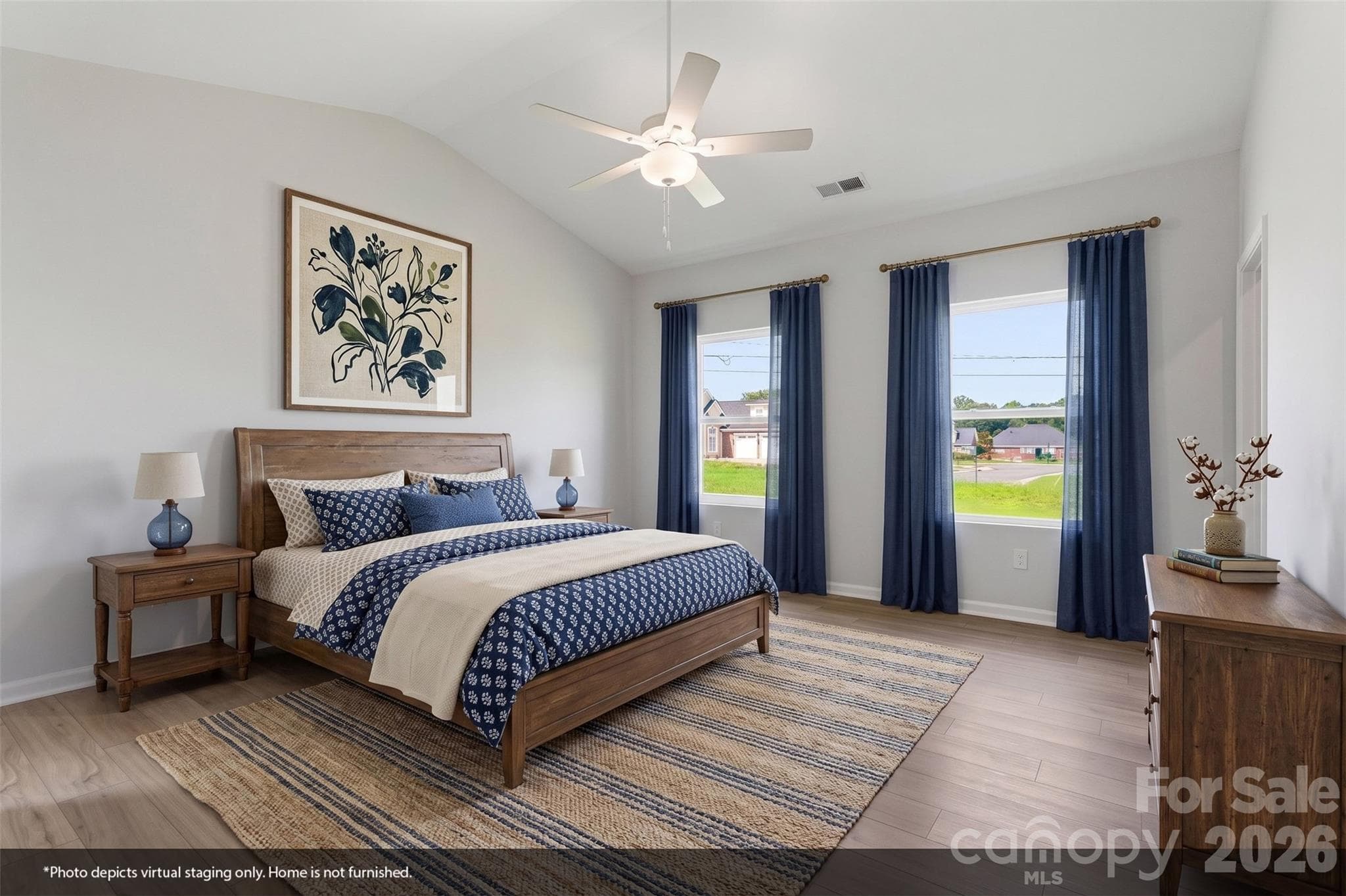 Virtual Staged Great Room - Shelby