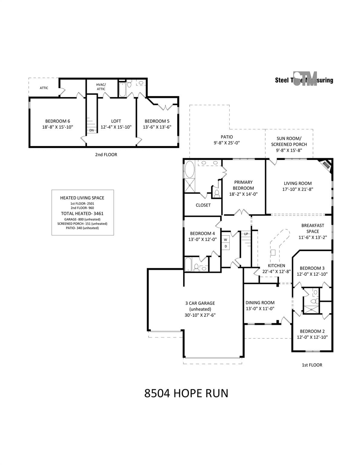 Floor Plan 8504 Hope Run Court - 8504 Hope Run Court, Indian Land