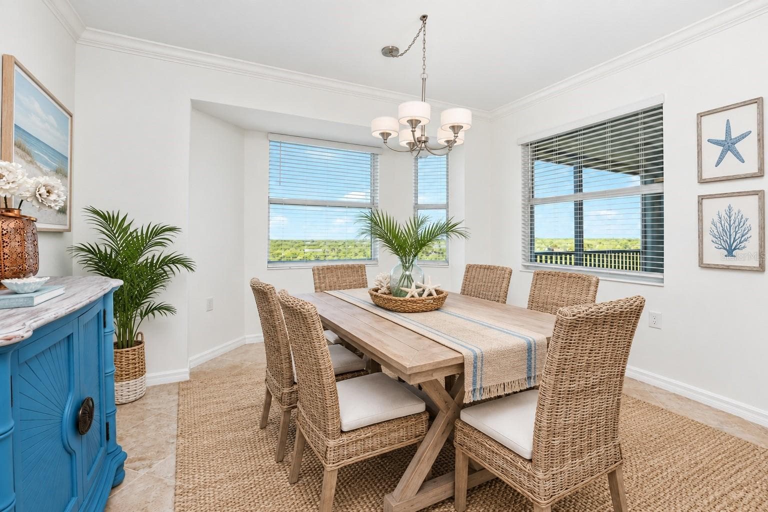 Dining Room staged - 14071 HERITAGE LANDING BLVD #346, PUNTA GORDA