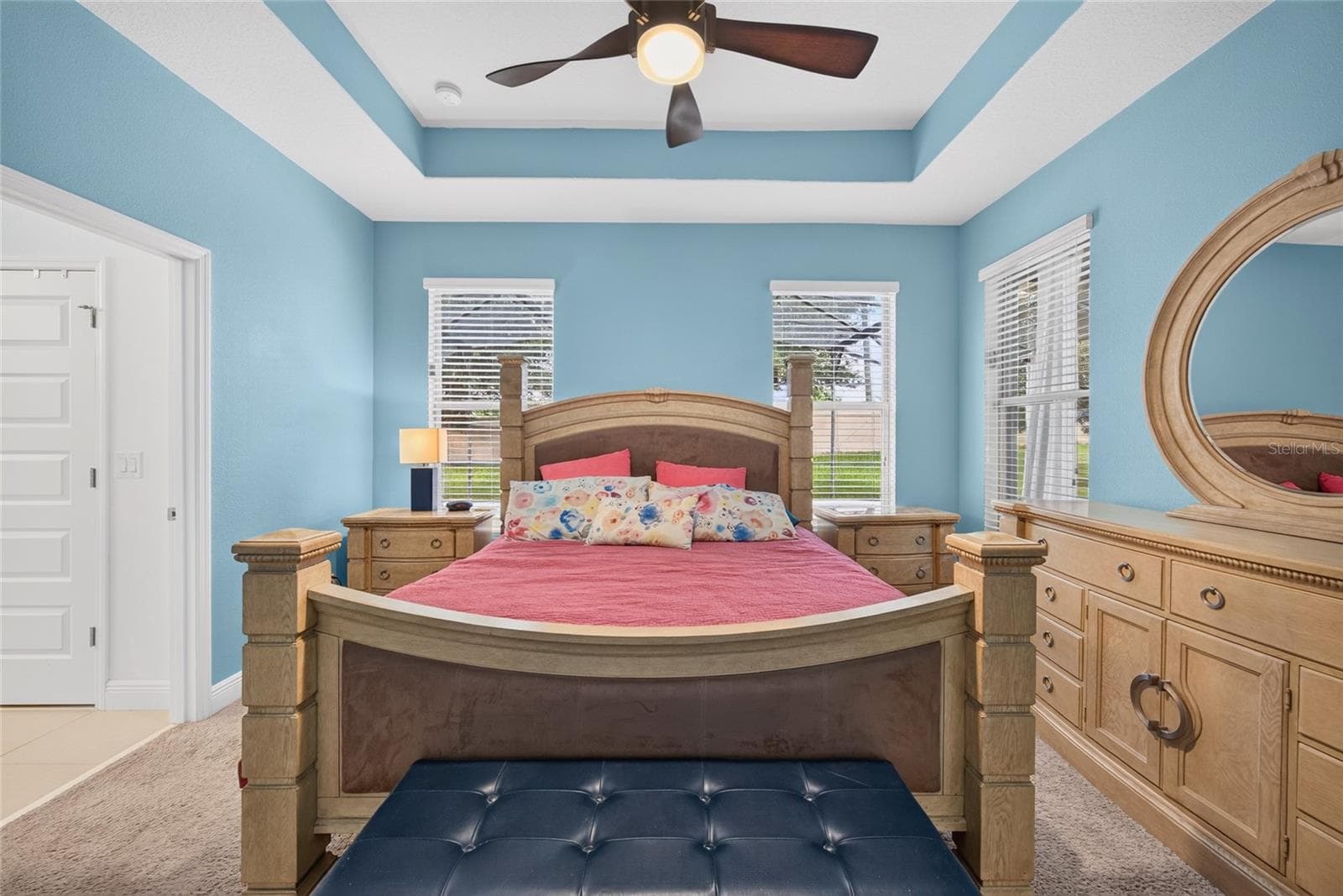 Ceiling Fan in Primary Bedroom - 16137 HAMPTON CROSSING DR, WINTER GARDEN