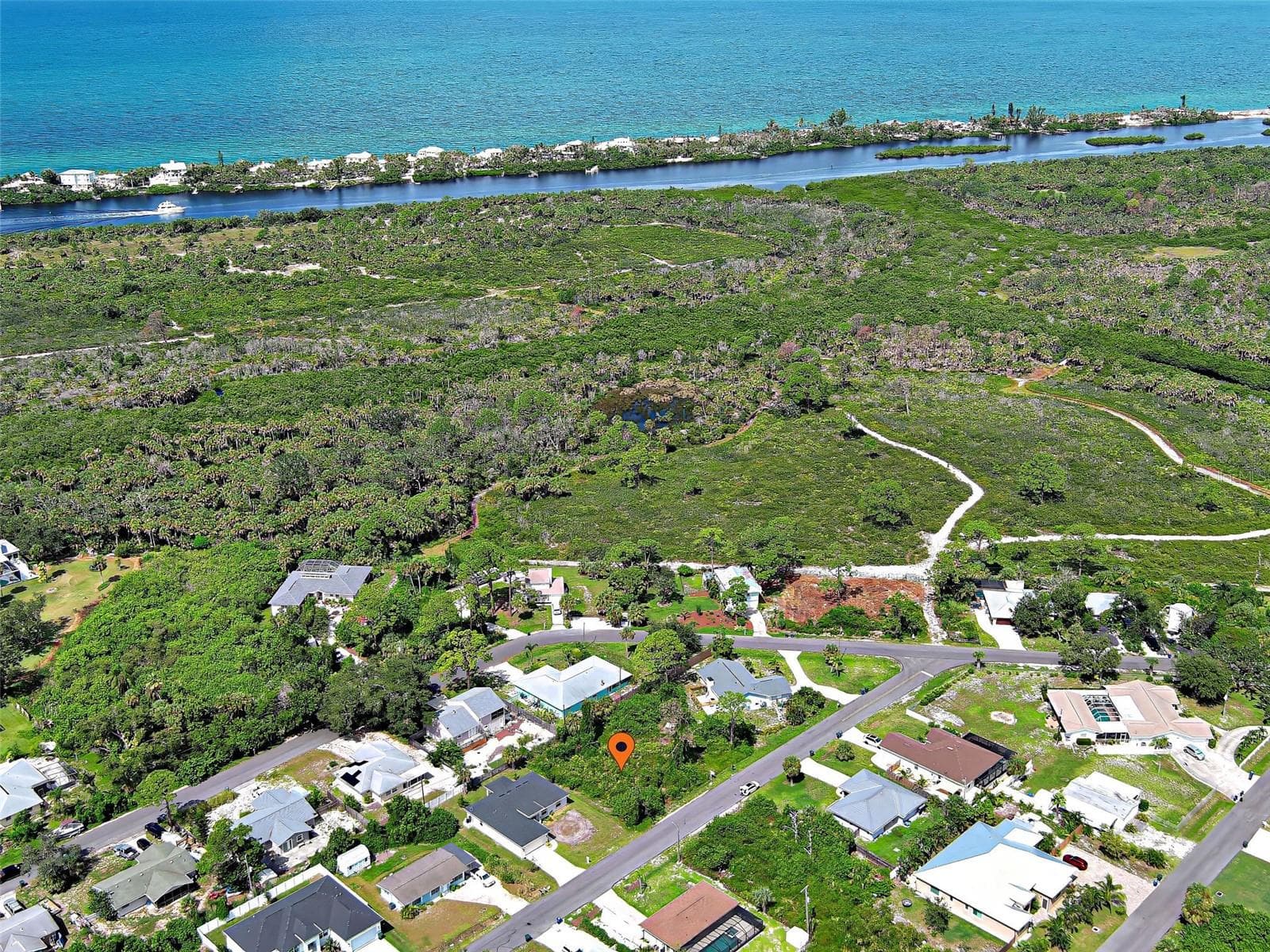 South Venice Lemon Bay Preserve top of screen- ENTRANCE JUST STEPS AWAY - EUCLID RD, VENICE