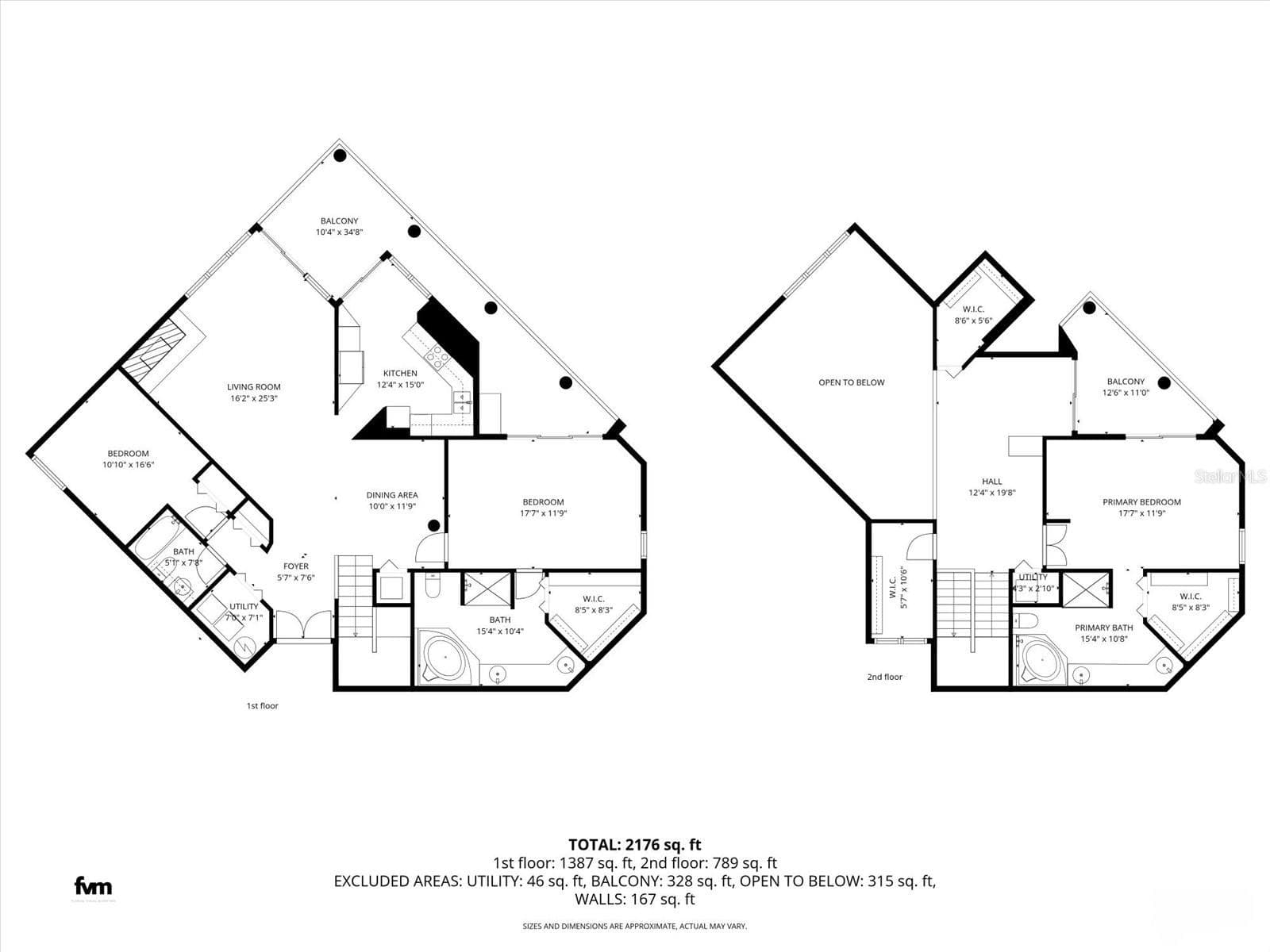 Floor plan square footage estimates only, from photographer's rendering - 947 SEDDON COVE WAY #947, TAMPA