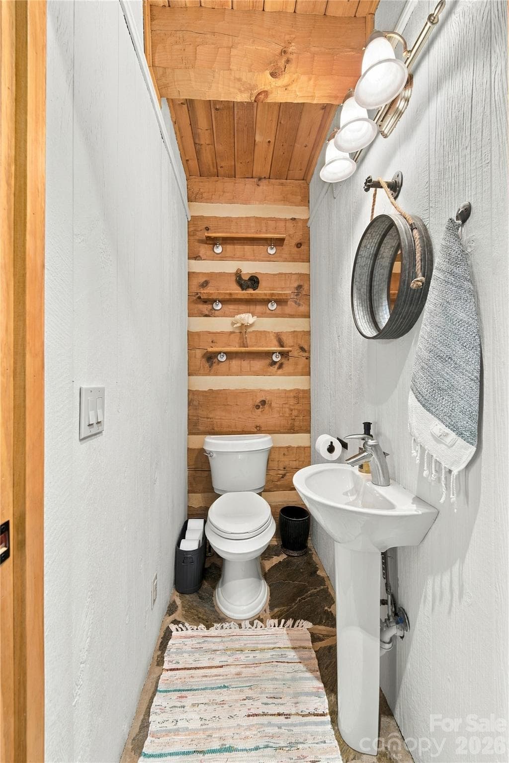 Powder Room off the laundry and garage - 237 Murdock Road, Bakersville