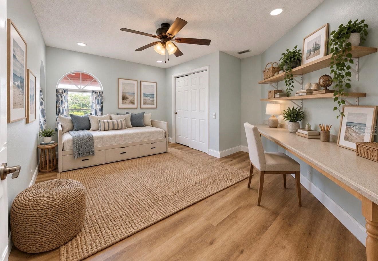 Virtually staged- 2nd Bedroom - 4115 MURFIELD DR E, BRADENTON